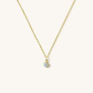 Tiny Opal Necklace