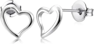 Titanium Earrings, Hypoallergenic Stud Earrings for Women Men Sensitive Ears Star/Moon/Lightning Bolt/Open Heart Premium High Polished (Shiny Grey)