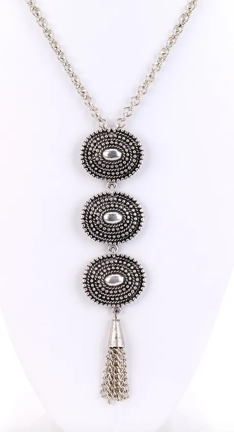 Triple Pendant Turkish Necklace
