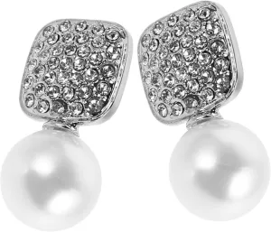 Twist Pearl Earrings for Women Bow Pearl Jewelry Fashionable Clip on Earrings for Party