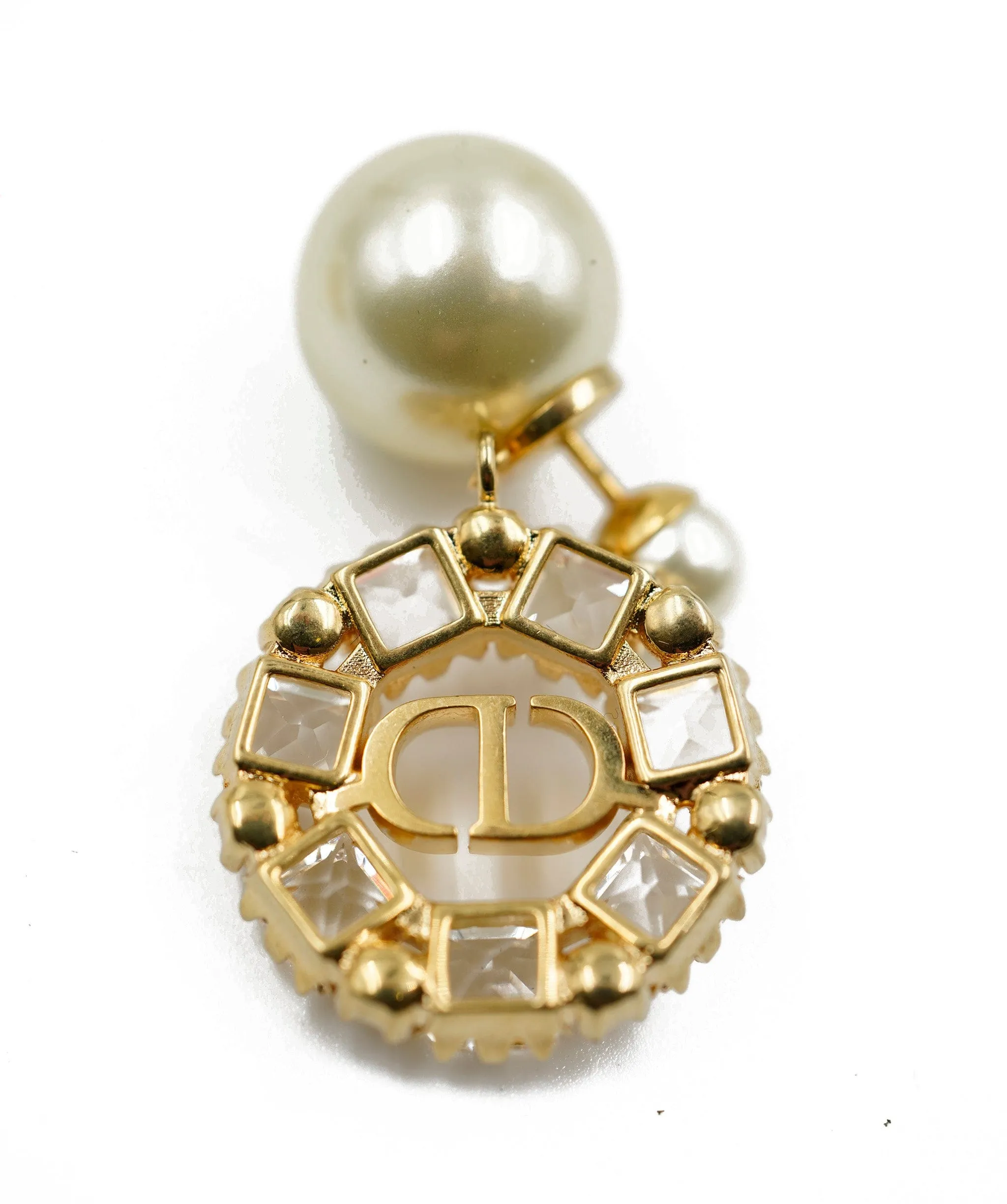 Unworn Dior faux pearl and rhinestone earrings -  ASL5116