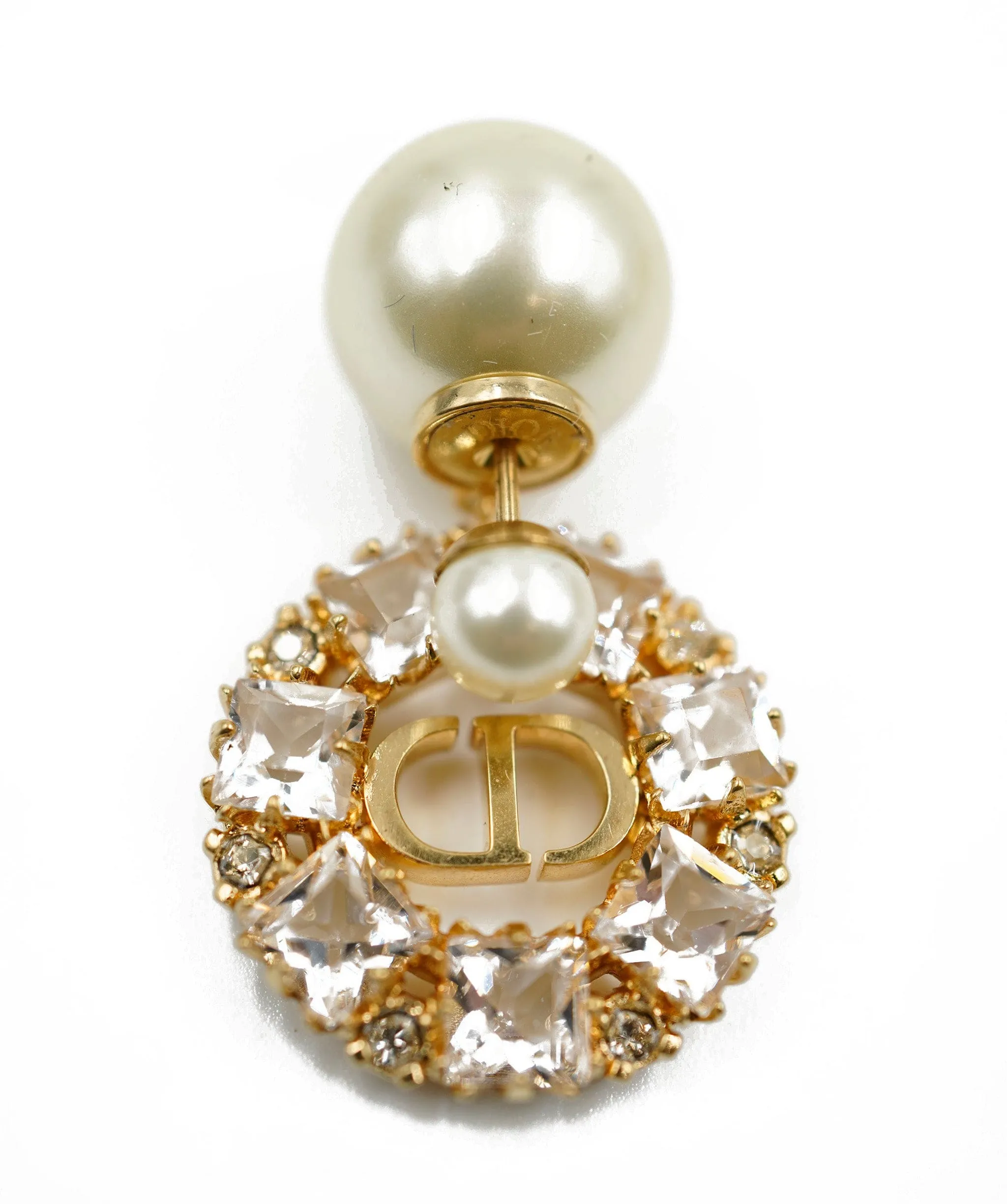 Unworn Dior faux pearl and rhinestone earrings -  ASL5116