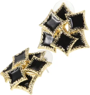 VALICLUD Women's Vintage Earring Set Double Square Drop Earrings Fashion Jewelry Minimalist Stylish Accessory