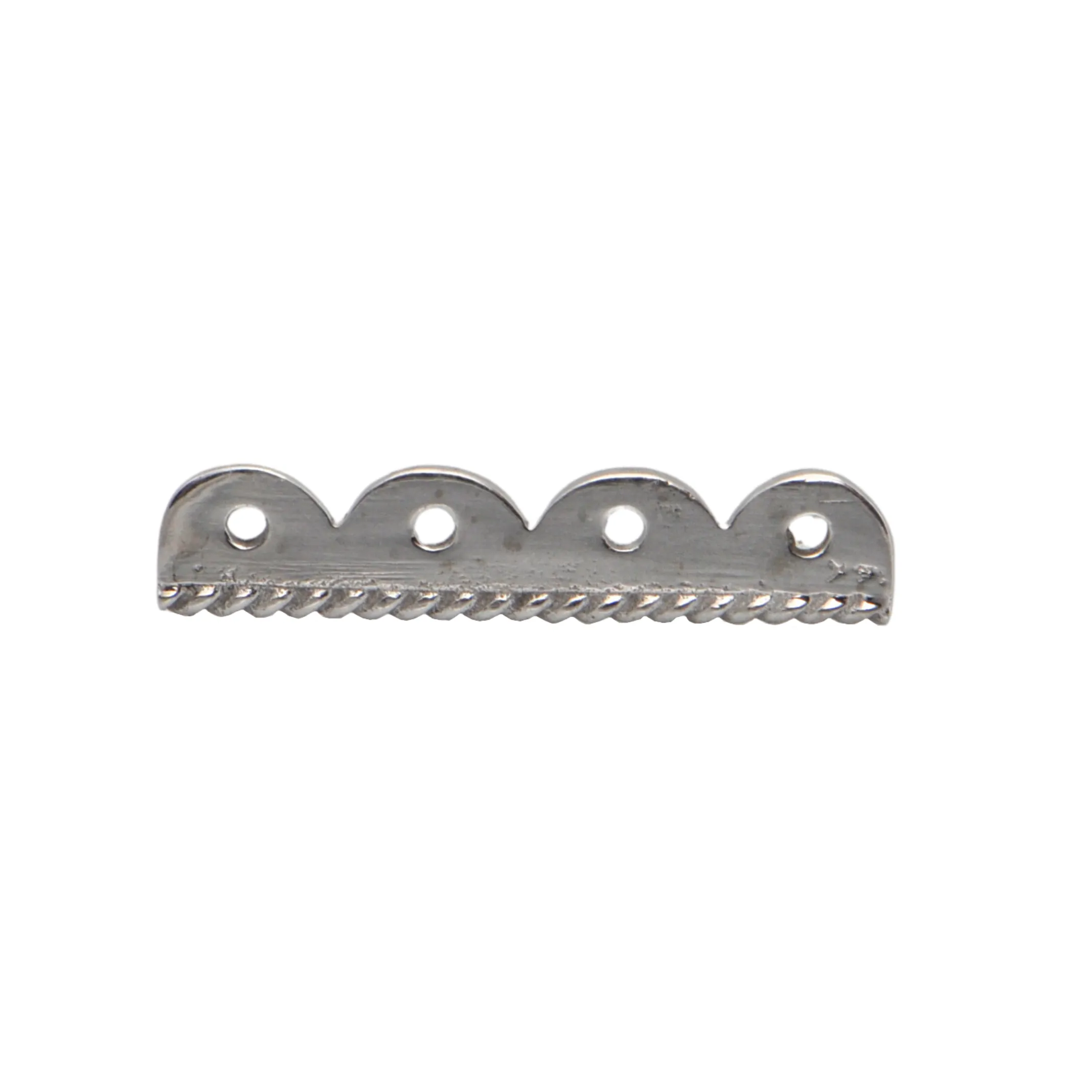 Vintage 4-Strand 14K White Gold Bar Spacers