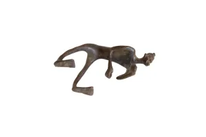 Vintage African Bronze Man