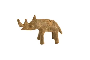 Vintage African Bronze Rhinoceros