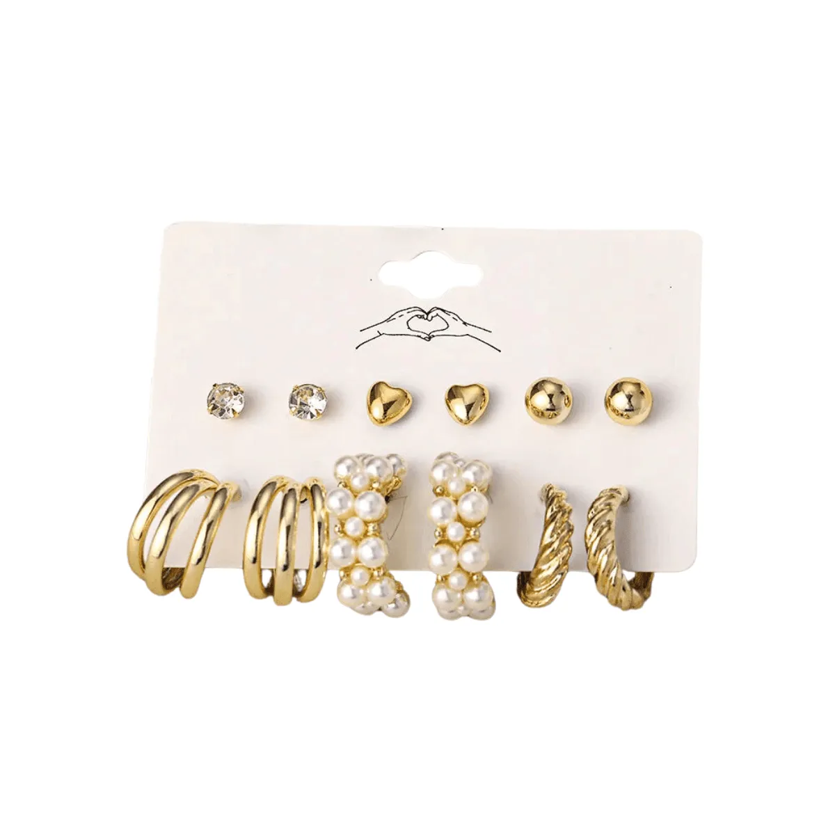 Vintage Hoop Earrings Sets, Multiple Designs, Lightweight, Zinc Alloy, Geometric Shapes, Timeless Style, Perfect for Everyday or Special Occasions
