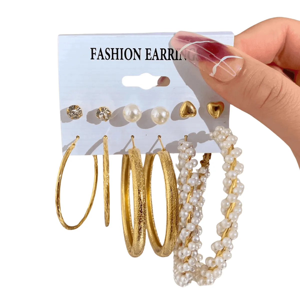 Vintage Hoop Earrings Sets, Multiple Designs, Lightweight, Zinc Alloy, Geometric Shapes, Timeless Style, Perfect for Everyday or Special Occasions