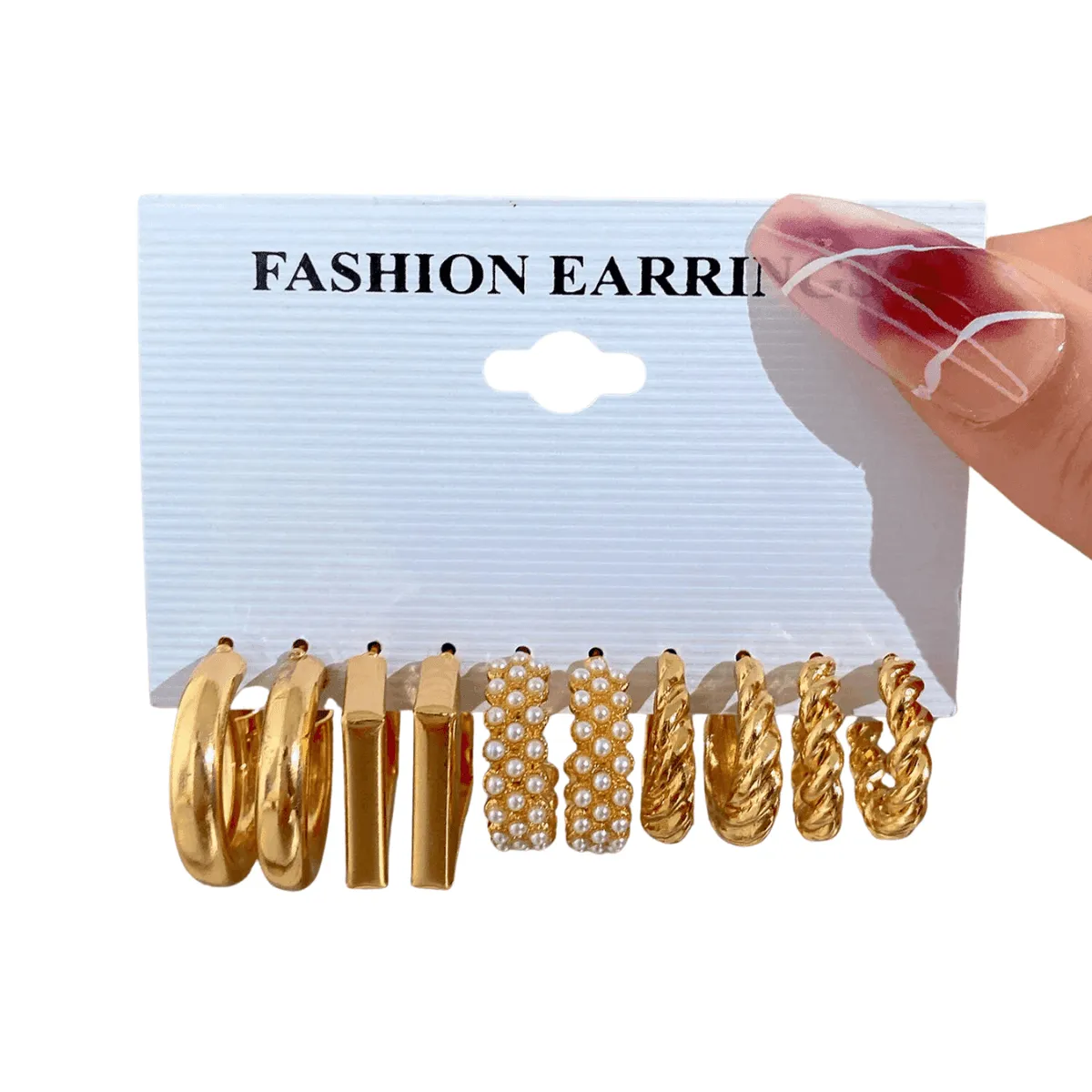 Vintage Hoop Earrings Sets, Multiple Designs, Lightweight, Zinc Alloy, Geometric Shapes, Timeless Style, Perfect for Everyday or Special Occasions