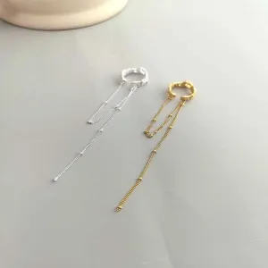 Vintage Sterling Silver Clip On Earrings(1pcs)