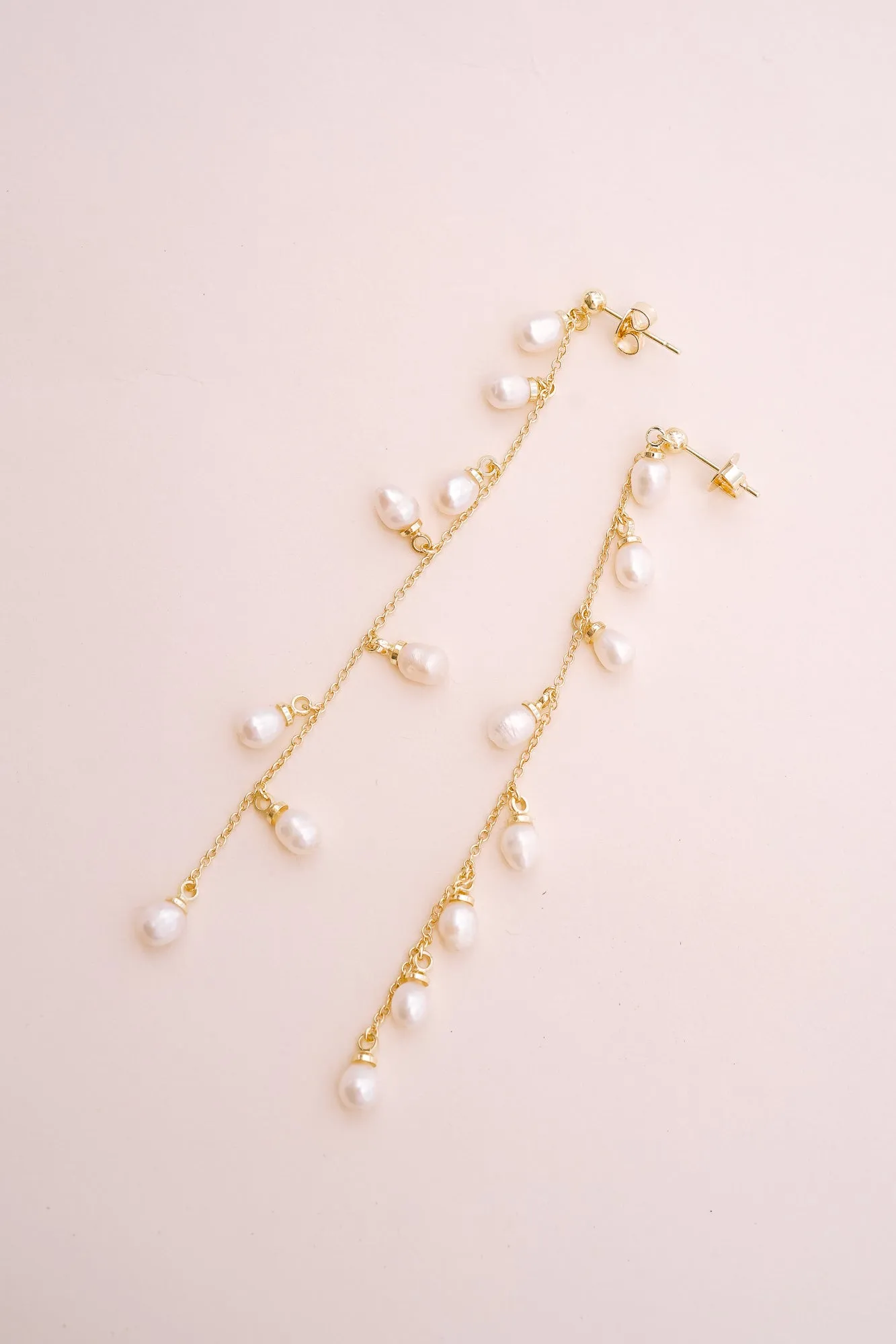 Whispering Pearl Drop Earrings