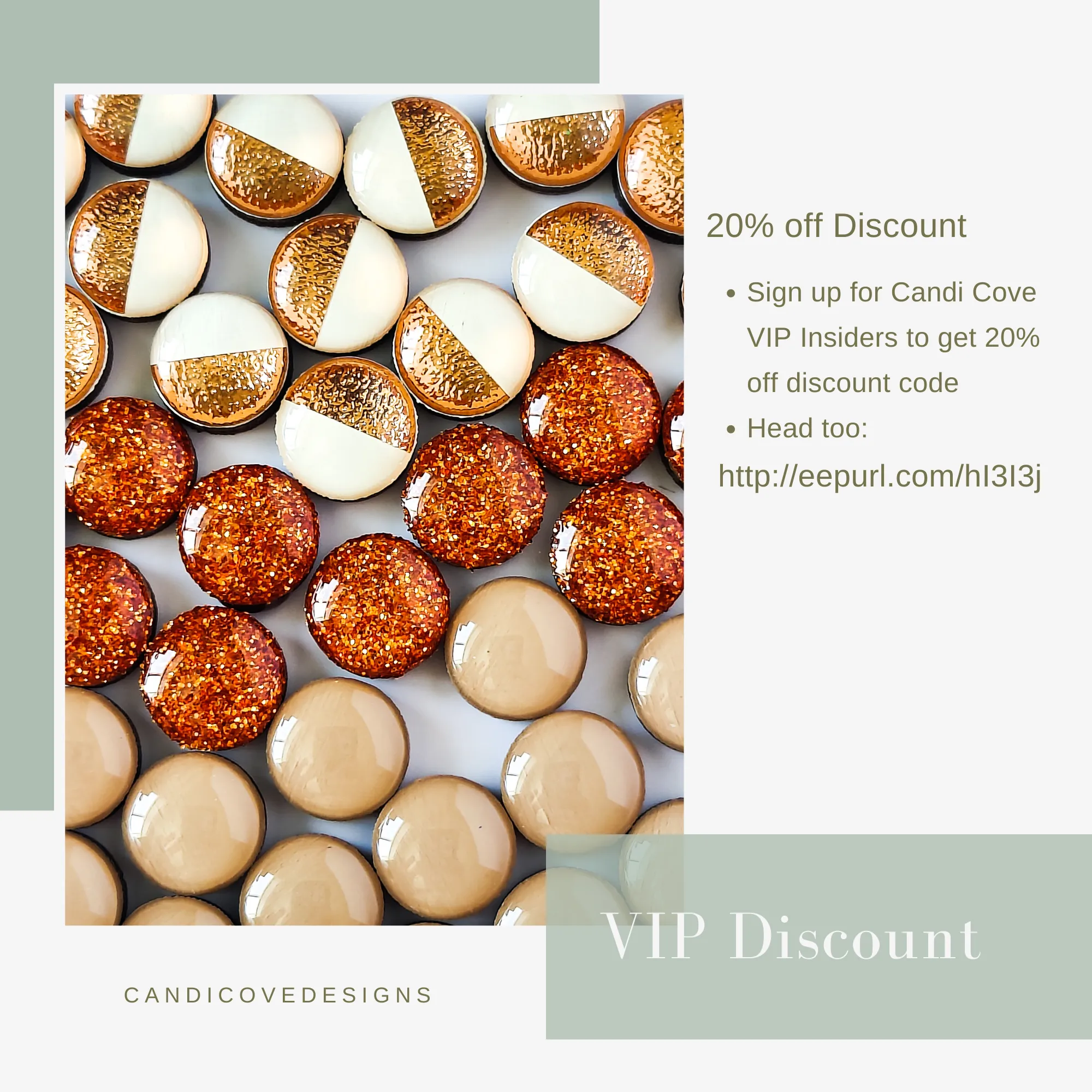 White Confetti Sparkle Stud Earrings by Candi Cove Designs