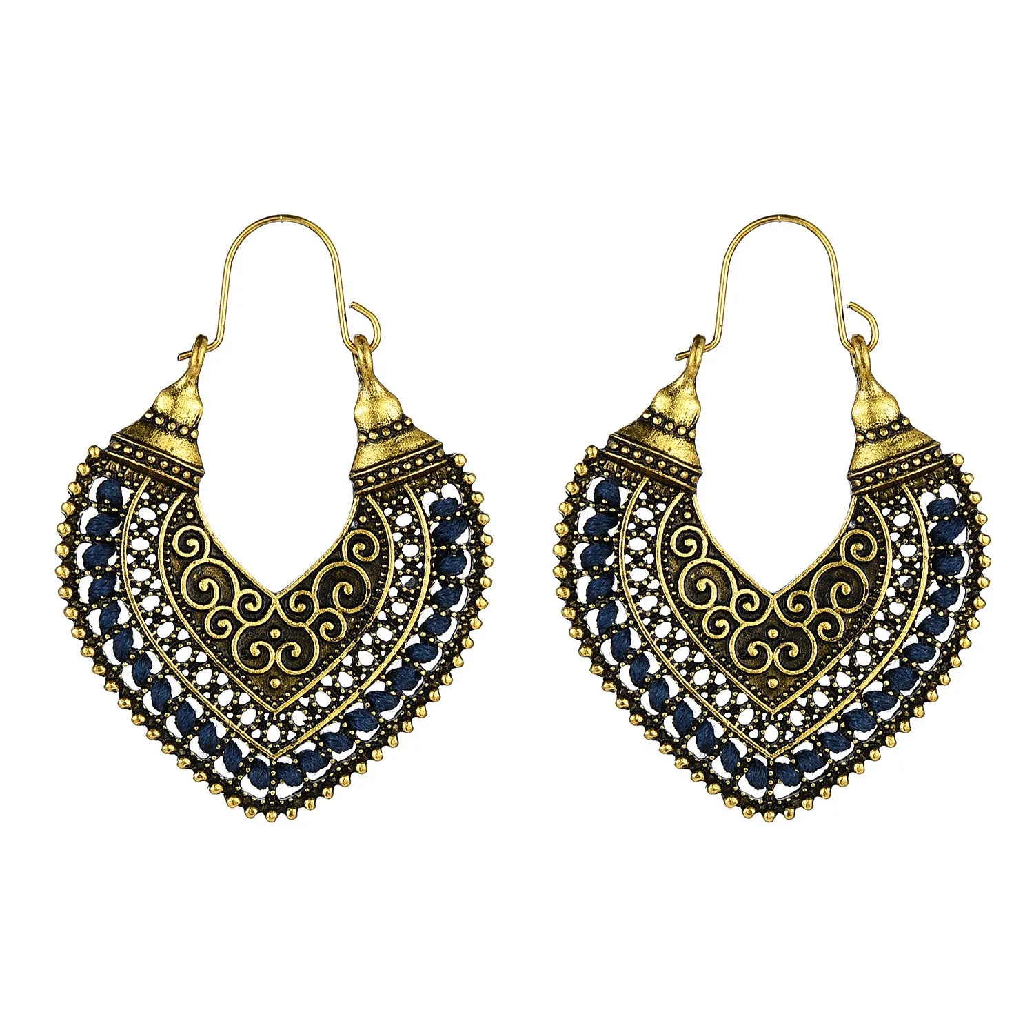 Wholesale   earrings earrings jewelry vintage  hollow carved earrings