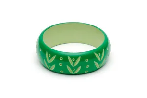 Wide Summer Carved Duchess Bangle
