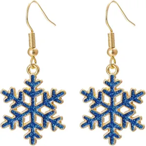 Wire Hoop Earrings for Women And Versatile Bow Hollow Snowflake Asymmetric Ear Hook Earrings Resin Hoop (A, One Size), YM45A9Gzl