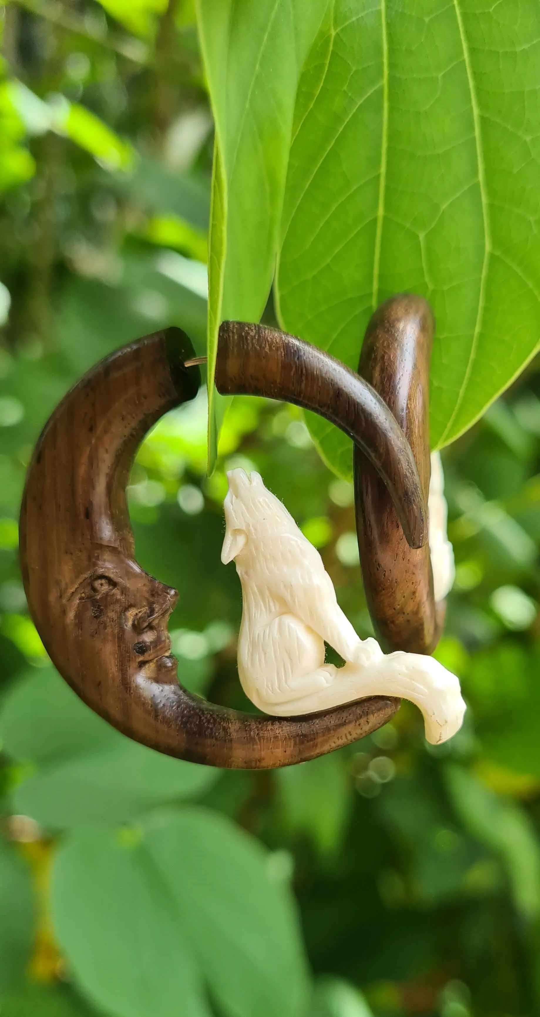 Wolf Earrings