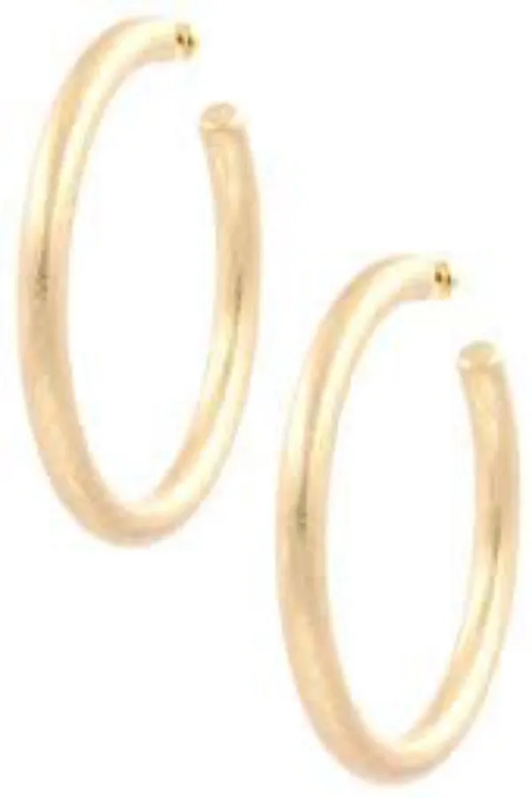 Womens Open Hoop Lightweight Non-Tarnish Earrings