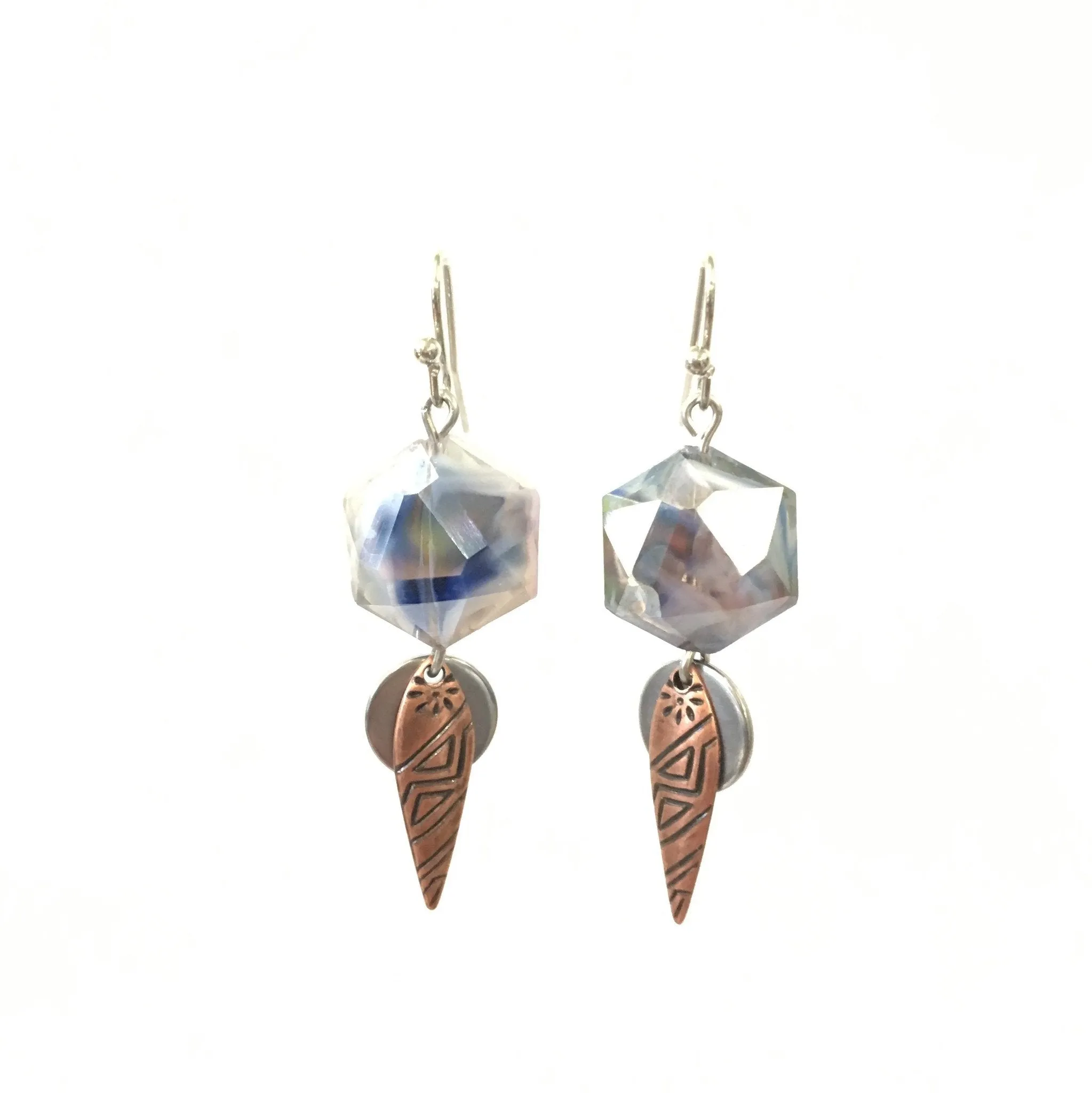 Yang Dangle Tribal Earrings