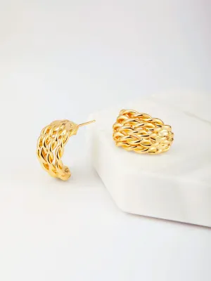 ZAFINO SARAH HOOP EARRING
